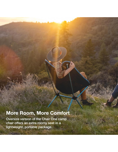 Silla de Camping Helinox One XL Plegable 1.59 kg Negra