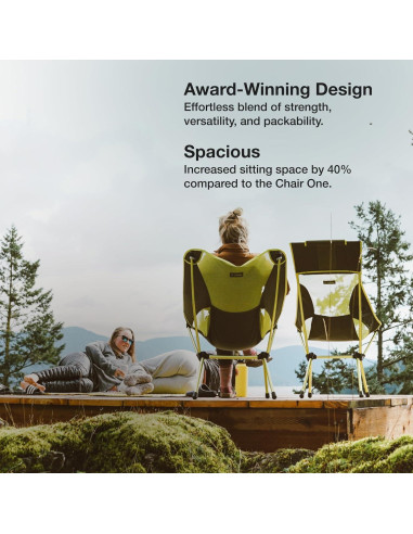 Silla de Camping Helinox One XL Plegable 1.59 kg Negra