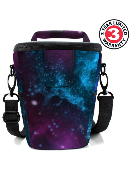Funda para cámara DSLR USA GEAR con correa ajustable - Galaxy
