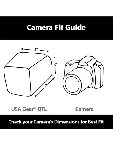 Funda para cámara DSLR USA GEAR con correa ajustable - Galaxy