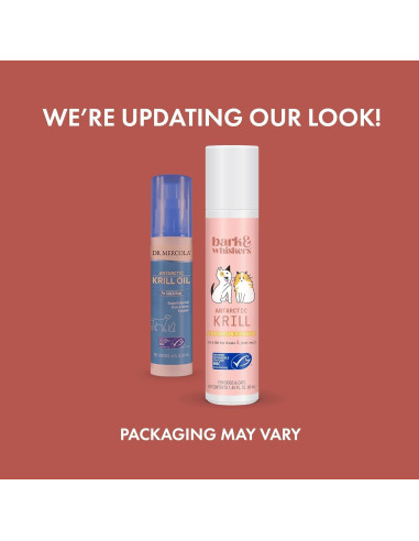 Aceite de Kril Antártico Bark & Whiskers 47.3 ml - Omega-3