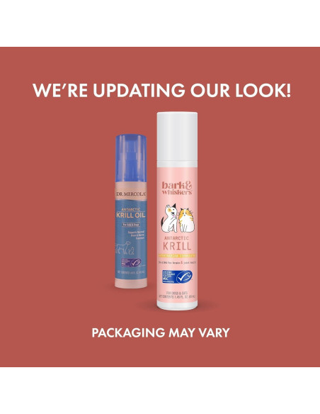 Aceite de Kril Antártico Bark & Whiskers 47.3 ml - Omega-3