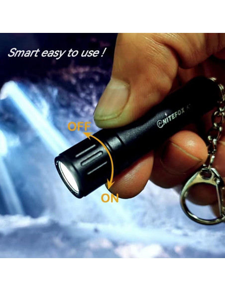 Linterna Mini Nitefox K1 150 Lúmenes Compacta EDC