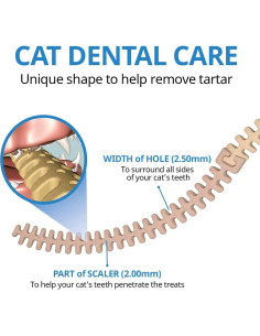 Golosinas Dentales para Gatos Dr.Petra CATZZLE Sabor Salmón 177g 2