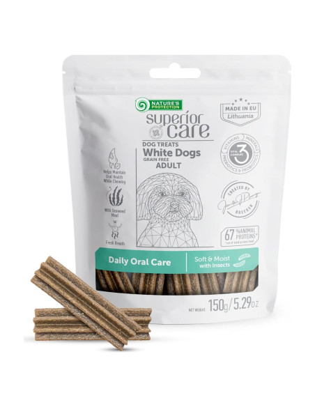 Golosinas para Perros Akvatera 150g - Cuidado Oral Insectos