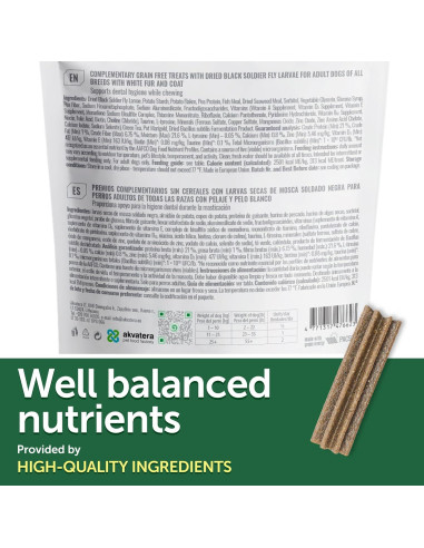 Golosinas para Perros Akvatera 150g - Cuidado Oral Insectos