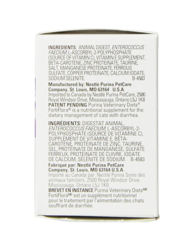 Suplemento Probiótico FortiFlora Feline Purina 3 Paquetes