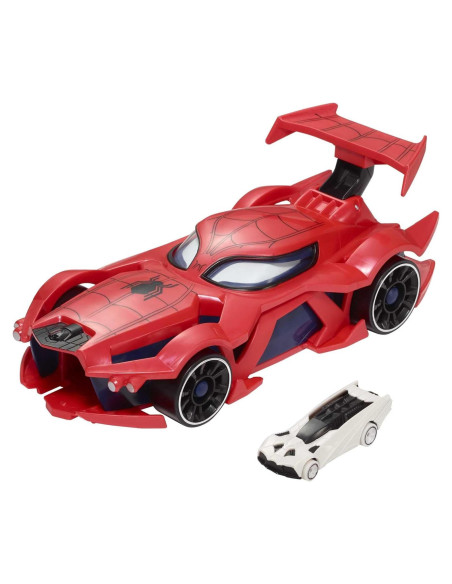 Lanzador de Coche Web Spider-Man Hot Wheels 11x28x10cm