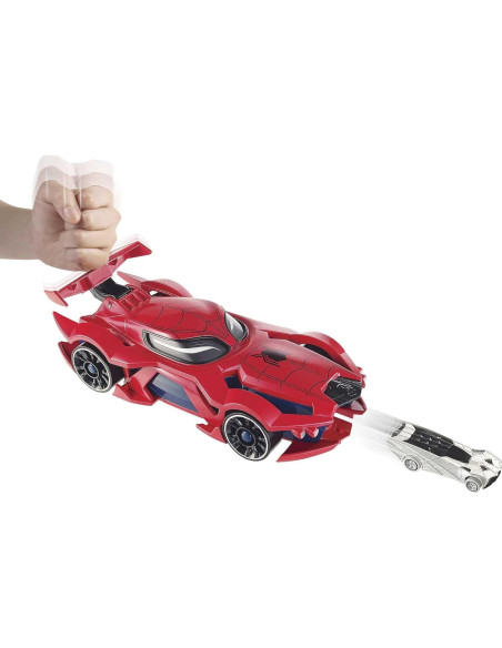 Lanzador de Coche Web Spider-Man Hot Wheels 11x28x10cm