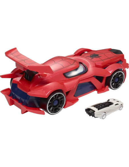 Lanzador de Coche Web Spider-Man Hot Wheels 11x28x10cm