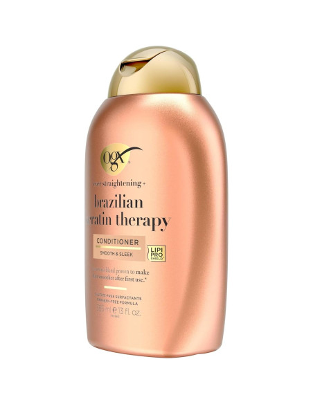 Acondicionador OGX Ever Straight 385 ml - Queratina y Aceites Acondicionador OGX Ever Straight 385 ml - Queratina y Aceites