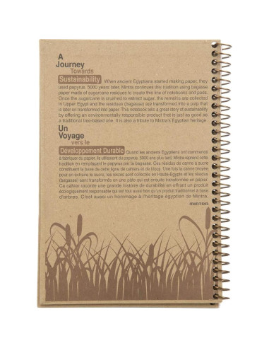 Cuadernos Reciclados Mintra 3pk Tamaño Junior 16.5x24.1cm