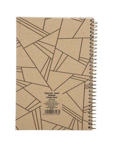 Cuadernos Reciclados Mintra 3pk Tamaño Junior 16.5x24.1cm