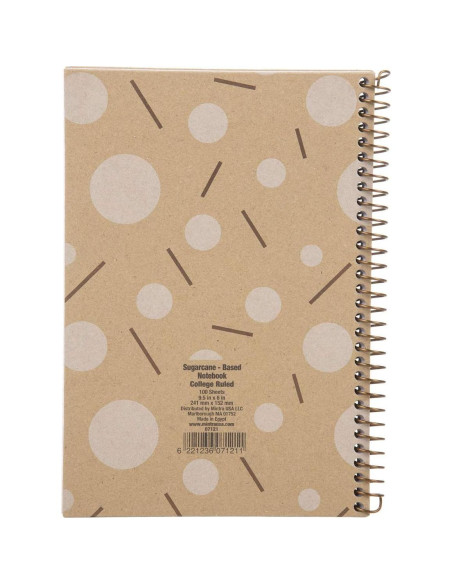 Cuadernos Reciclados Mintra 3pk Tamaño Junior 16.5x24.1cm
