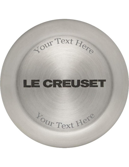 Horno Holandés Ovalado Le Creuset 2.6L con Perilla Grabada