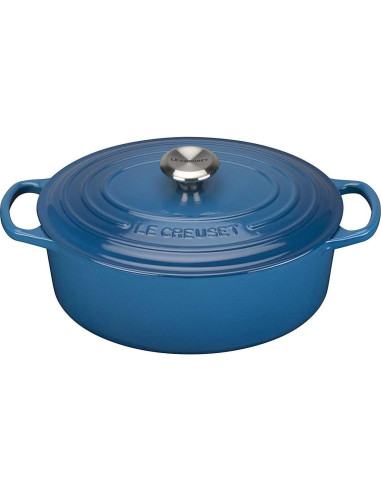 Horno Holandés Ovalado Le Creuset 2.6L con Perilla Grabada