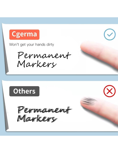 Marcadores Permanentes Cgerma Ultra Fina 18 Unidades Negro