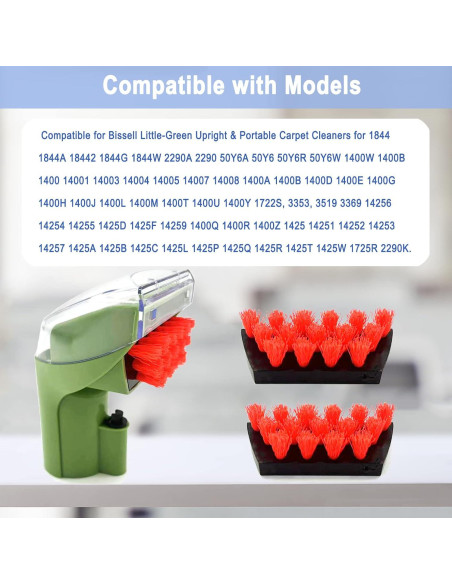 Cepillo para Manchas Difíciles Bissell Little Green 1+2 Piezas