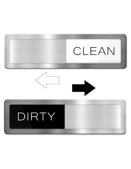 Imán de Lavavajillas Limpio Sucio Kaluofan 17.78x4.83cm