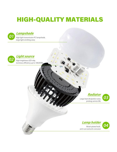 Bombilla Fluorescente Compacta HPUSN 85W E27 Luz Diurna 5400K