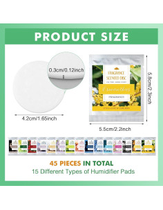 Discos de Fragancia Leelosp 45 Pcs para Calentador de Toallas 2