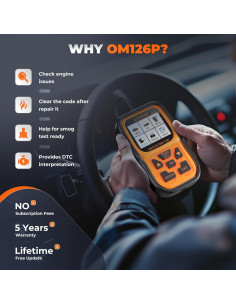 Escáner OBD2 AUTOPHIX OM126P para Diagnóstico Automotriz 2