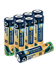 Baterías Recargables AA Synergy Digital 2800mAh Ni-MH