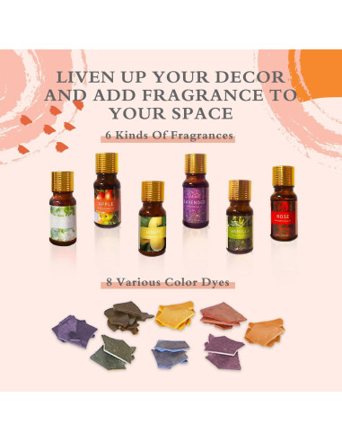 Kit para Hacer Velas KQU ZNJG-1.8 con Olla Digital 1kg