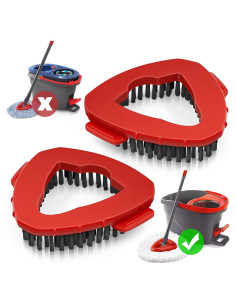 Cabezal de Fregona NEWE Triangular 2 Piezas para O-Cedar