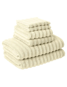 Juego de Toallas de Spa de Lujo Amrapur 6 Piezas 100% Algodón