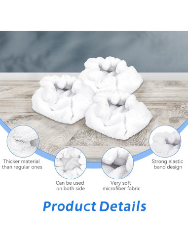 Paños de Vapor de Mano BeiLan - 12 Paquetes Reutilizables