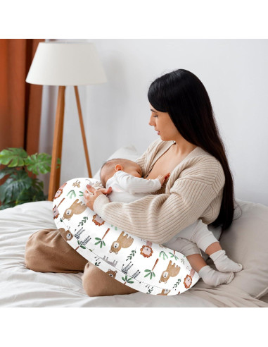 Funda de Almohada de Lactancia DAYEEBALL Animal 45.7x56.8 cm