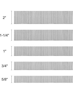 Clavos Brad Galvanizados OUSCHR 18 GA 3.18 cm Paquete 5000 2