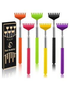 Rascadores de Espalda Extendibles NICEMOVIC - Paquete de 6 Colores