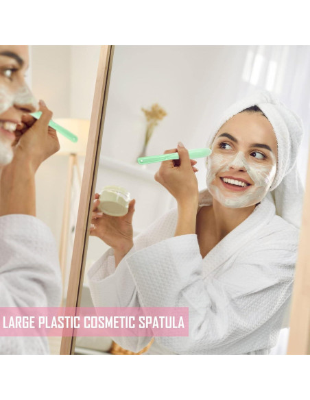 10 Espátulas Plásticas Cosméticas Yuxung Coloridas para Facial