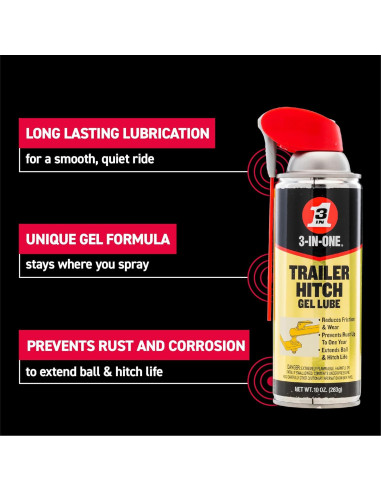 Lubricante en Gel 3-En-Uno 120107 para Enganche de Remolque