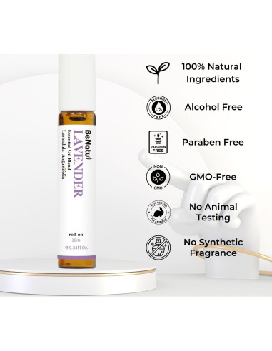 Aceite Esencial de Lavanda Benatu Roll On 10ml - Aromaterapia Natural