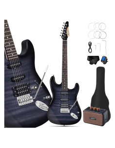 Guitarra Eléctrica Leo Jaymz ST 39" Completo con Amplificador 5W