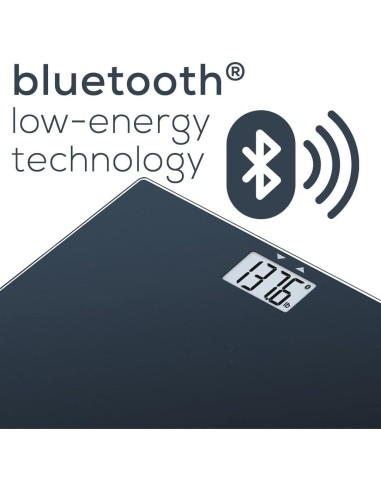 Báscula de vidrio Beurer GS435B con Bluetooth y IMC