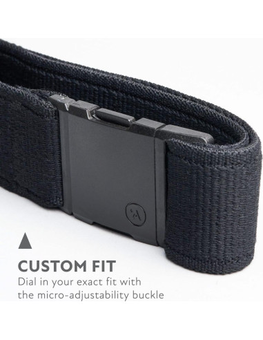 Cinturón Elástico Unisex Arcade Belts A2 - Negro, 101.6 cm