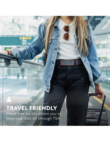 Cinturón Elástico Unisex Arcade Belts A2 - Negro, 101.6 cm