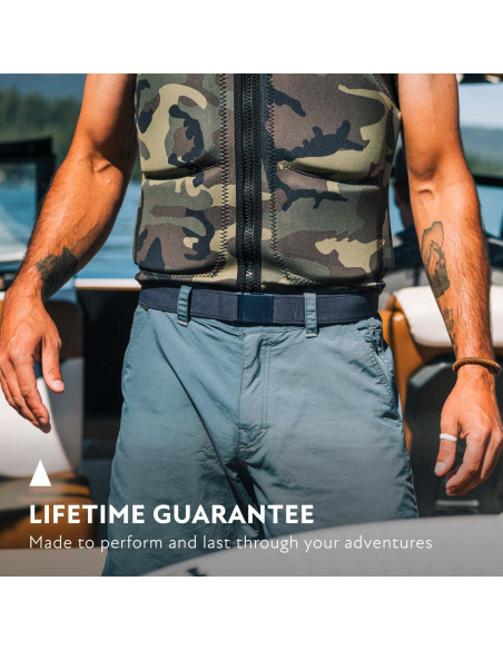 Cinturón Elástico Unisex Arcade Belts A2 - Negro, 101.6 cm