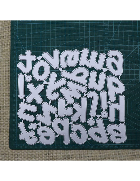 Troqueles de Alfabeto AHOMASH 50mm para Scrapbooking DIY