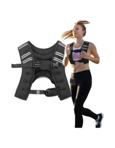 Chaleco con peso 5kg Beauti4U para entrenamiento de fuerza