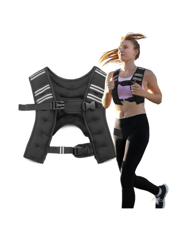 Chaleco con peso 5kg Beauti4U para entrenamiento de fuerza