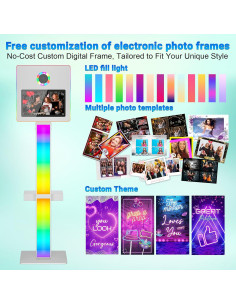 Cabina de Fotos Espejo Pikiu 15.6'' con Luz RGB y Estuche 2