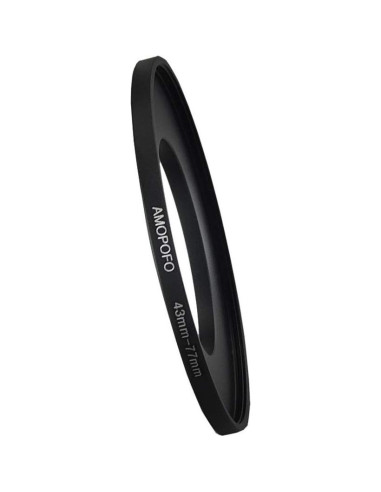 Adaptador de Anillo de Paso 43mm a 77mm AMOPOFO Aluminio