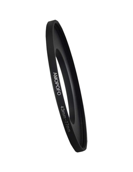 Adaptador de Anillo de Paso 43mm a 77mm AMOPOFO Aluminio