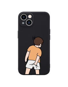 Funda de Silicona para iPhone 11 Wihytec Negra Divertida