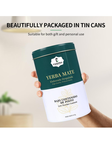 Yerba Mate CUOPRU Tradicional 247g Sin Tallos Verde